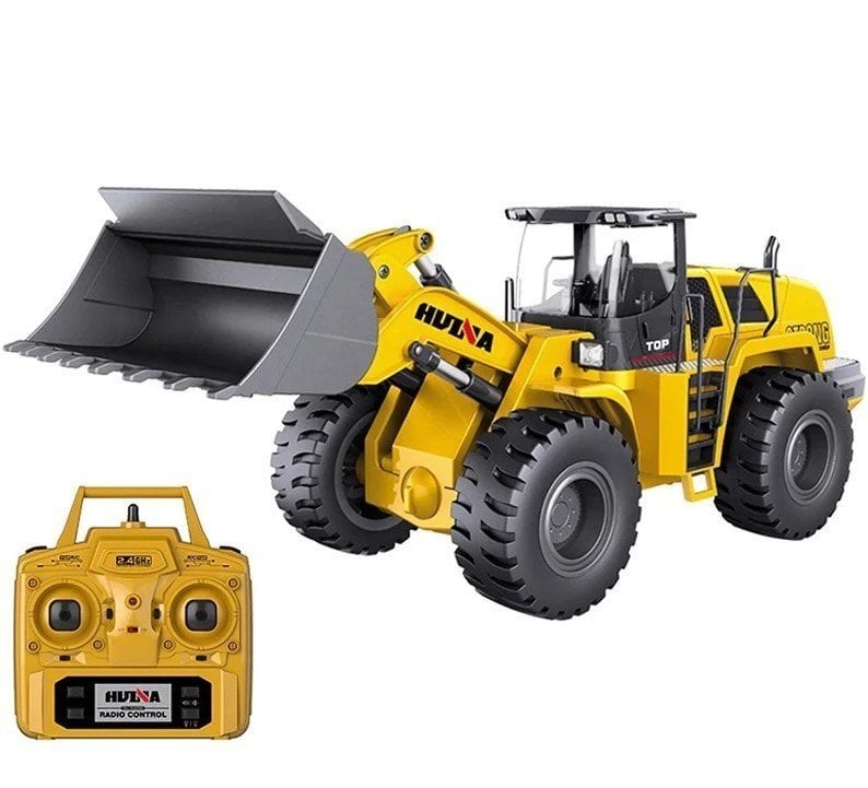 Huina 1583 1/14 Ölçek, Loader, Komple Metal, 22 Kanal Uzaktan Kumandalı İş Makinası