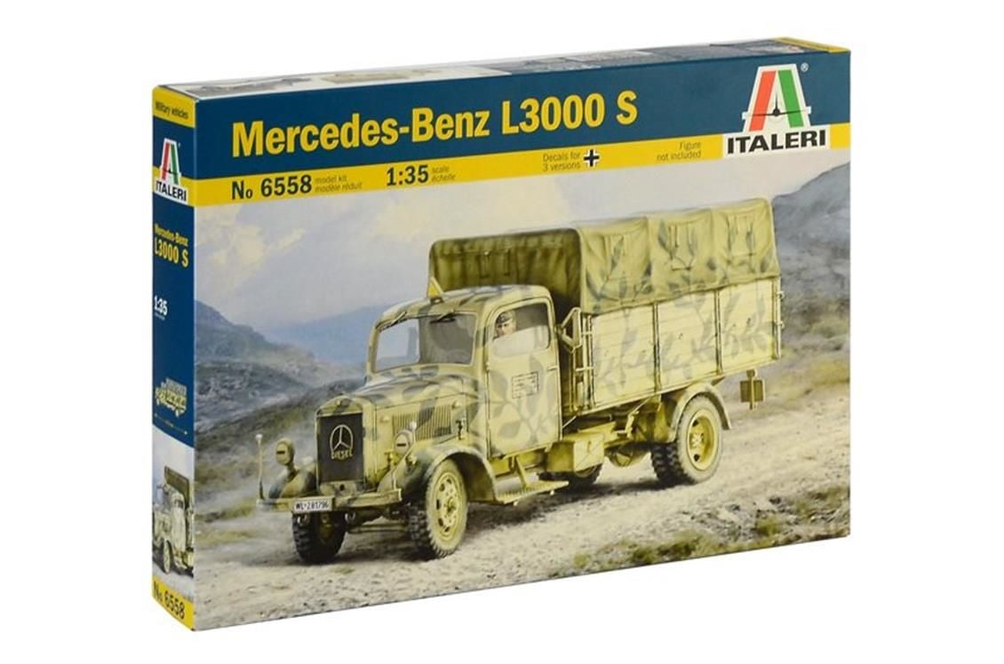 Italeri 6558S 1/35 Mercedes-Benz L3000 Askeri Kamyon Demonte Plastik Maketi