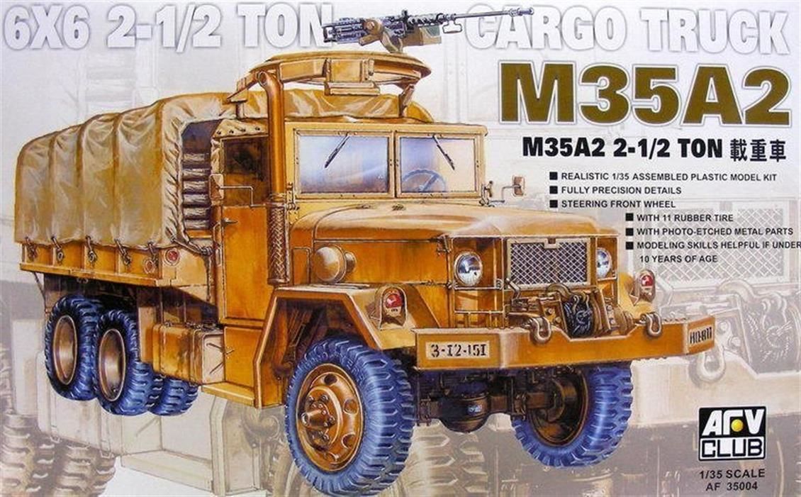 AFV Club AF35004 1/35 M35A2 1/2 Ton Askeri Kamyon Demonte Plastik Maketi