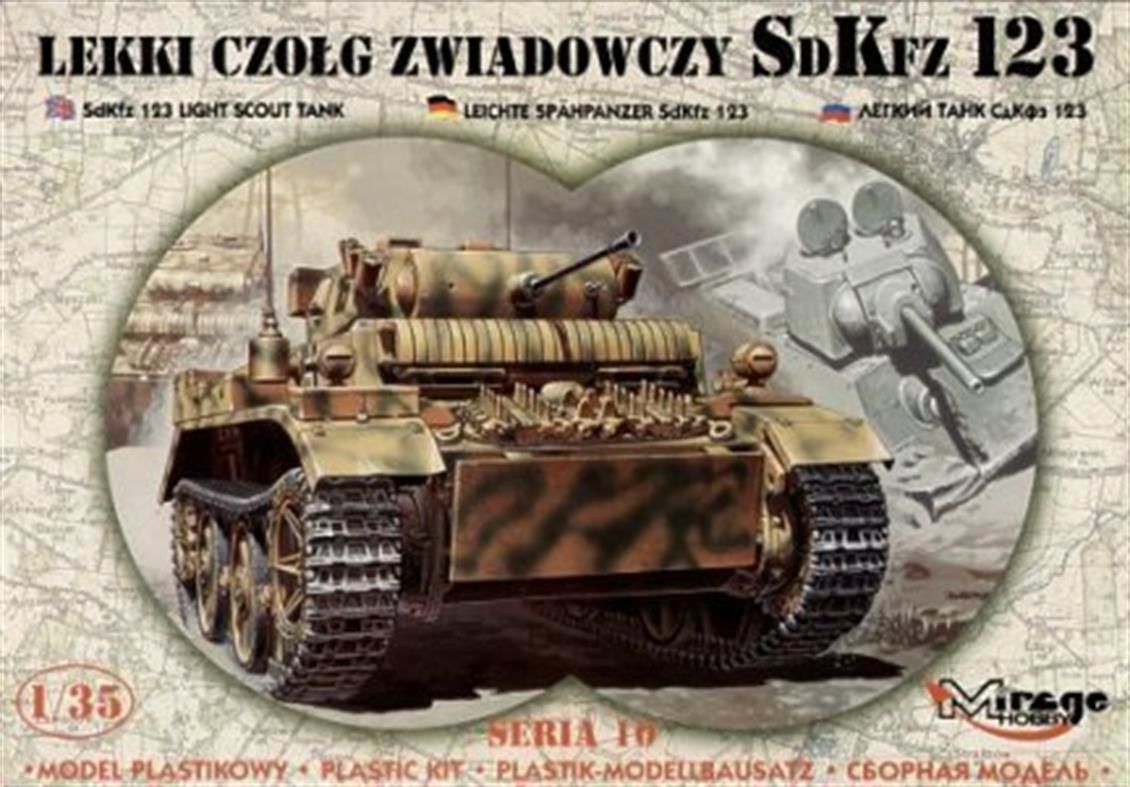 35108 1/35 SDKFZ 123 LIGHT RECCE TANK