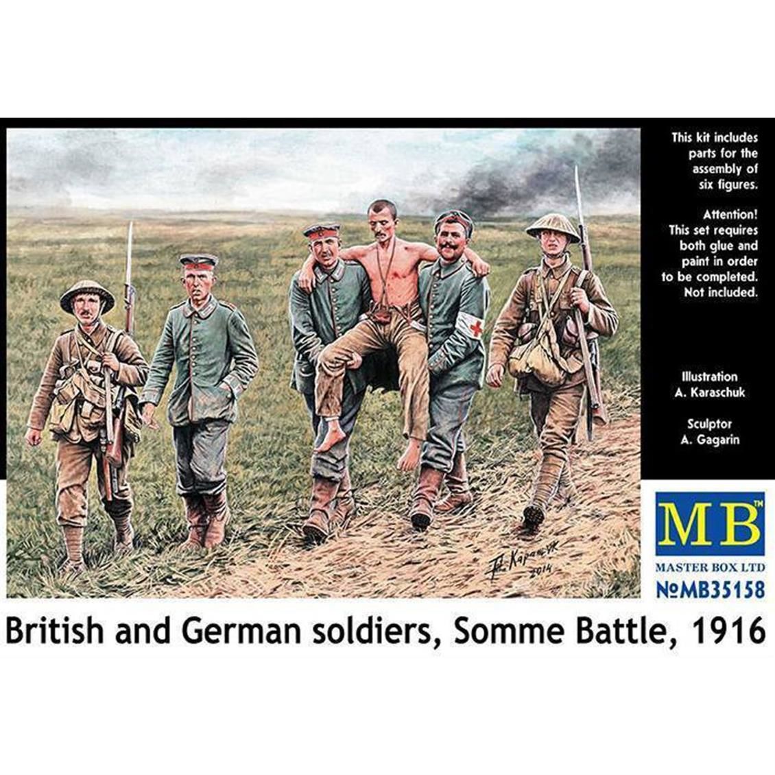 35158 1/35 BRİTİSH AND GERMAN SOLDİERS, SOMME BATT