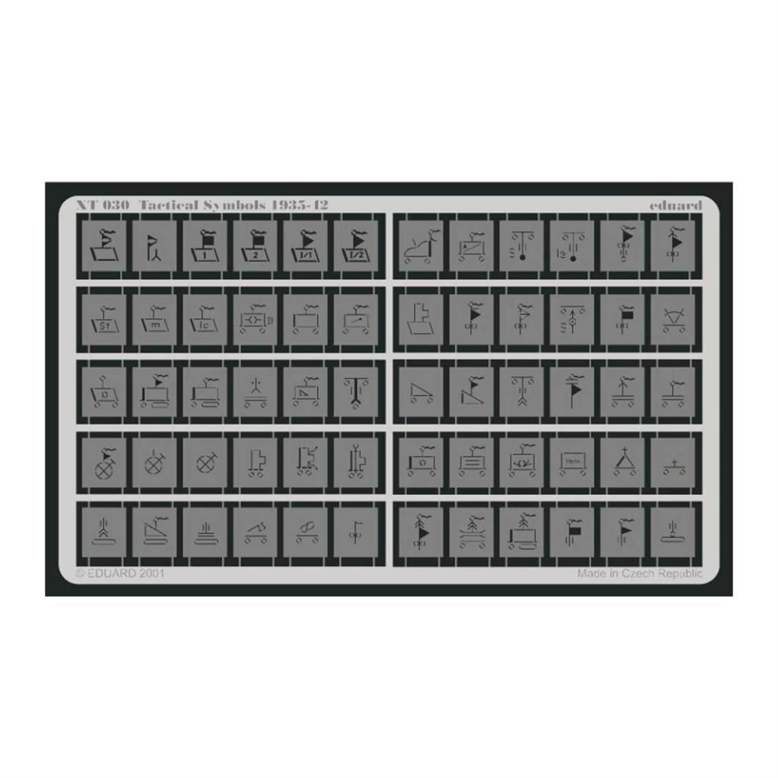EDUARD XT030 1/35 Tactical Symbols 1935-42 Maket D
