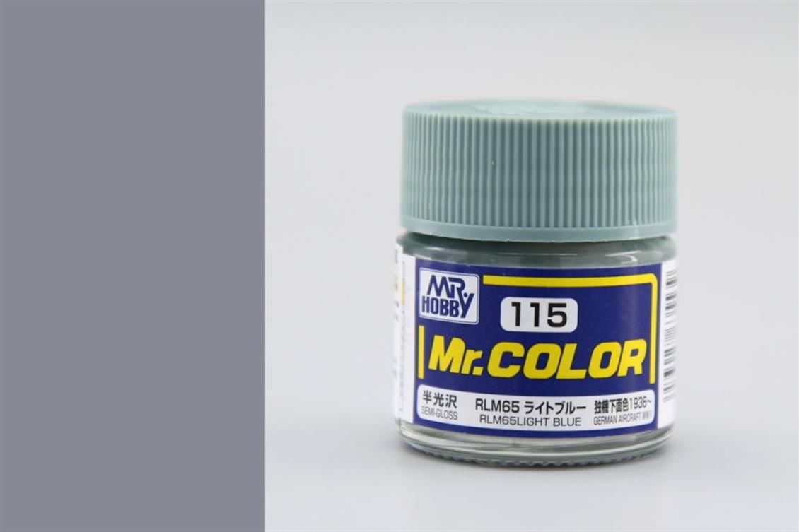 Gunze C115 10 ml. RLM65 Light Blue, Mr.Color Serisi Maket Boyası