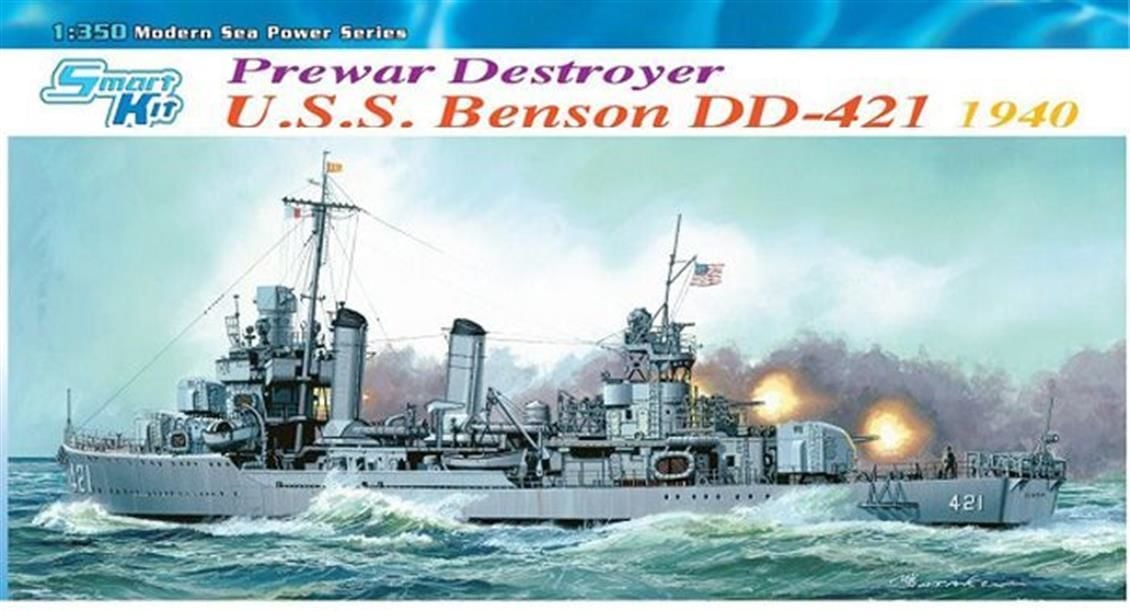 1034 1/350 USS BENSON DD-421 1940