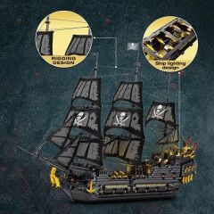 The Black Pearl Korsan Gemisi Puzzle Maket