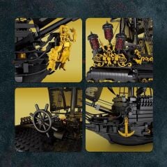 The Black Pearl Korsan Gemisi Puzzle Maket