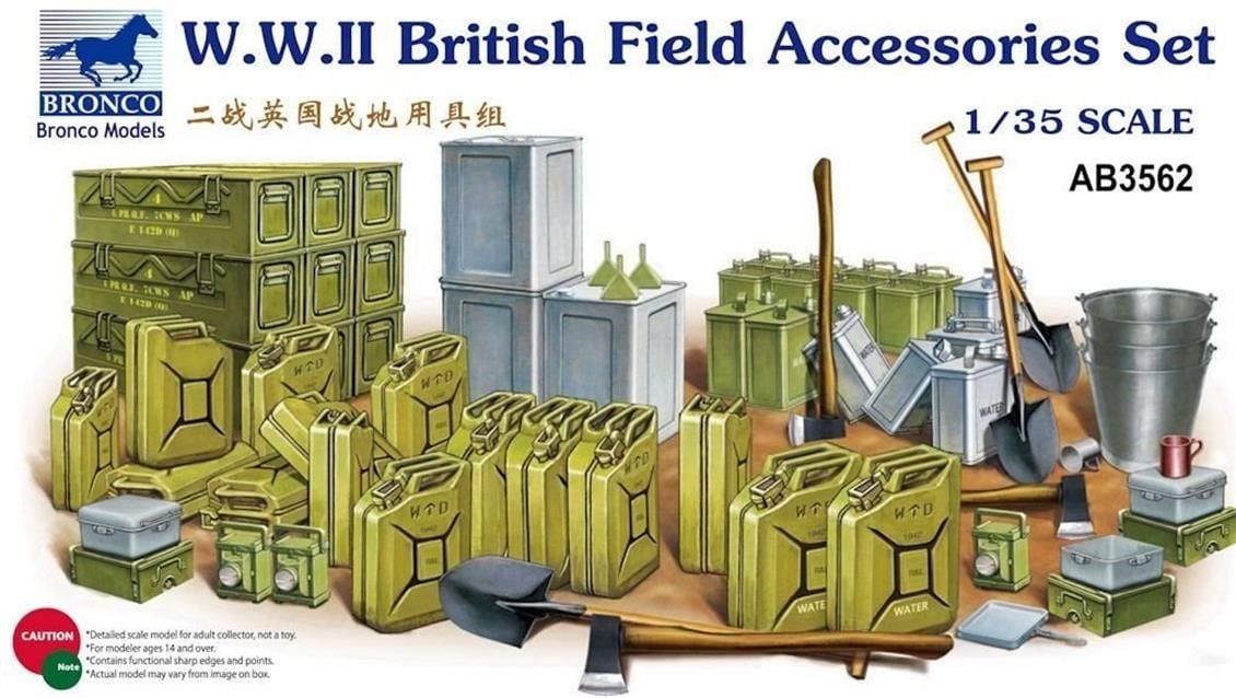 AB3562 1/35 WWII British Field Accessories Set