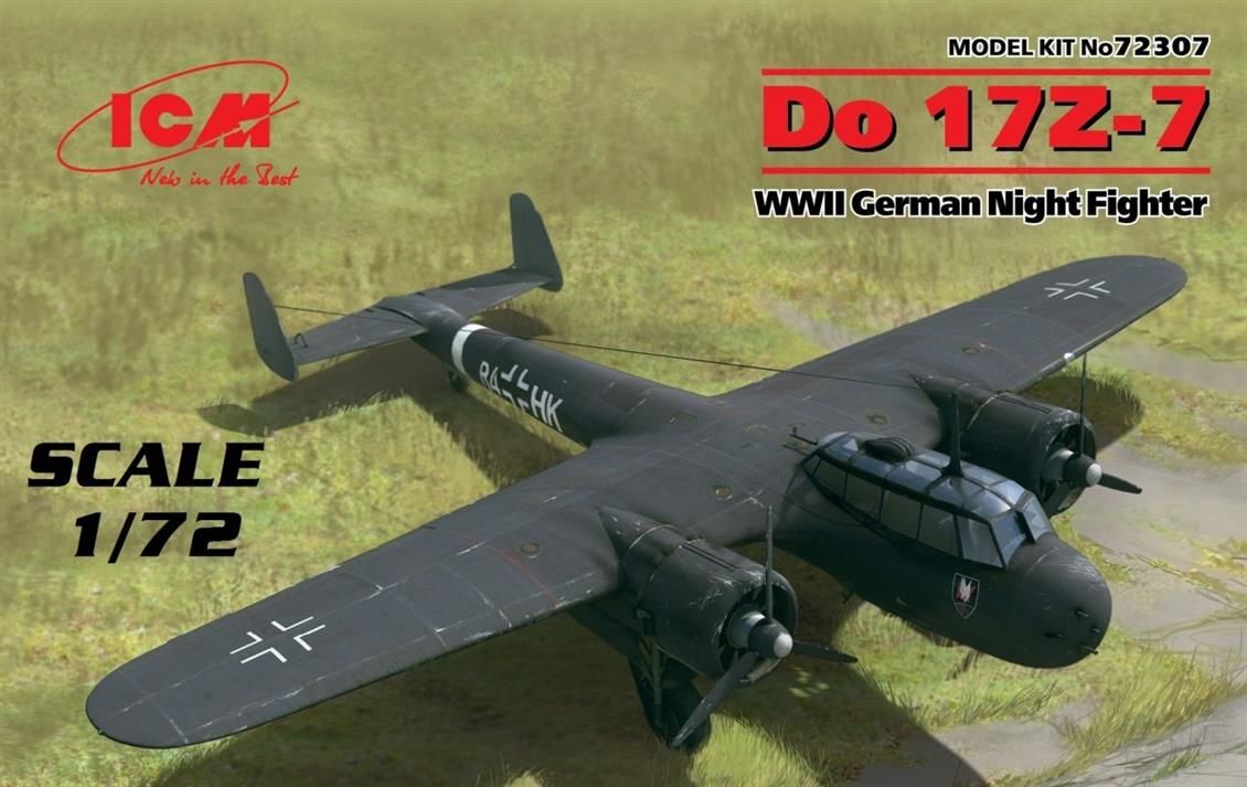 72307 Do 17Z-7, WWII German Night Fighter Do 17Z-