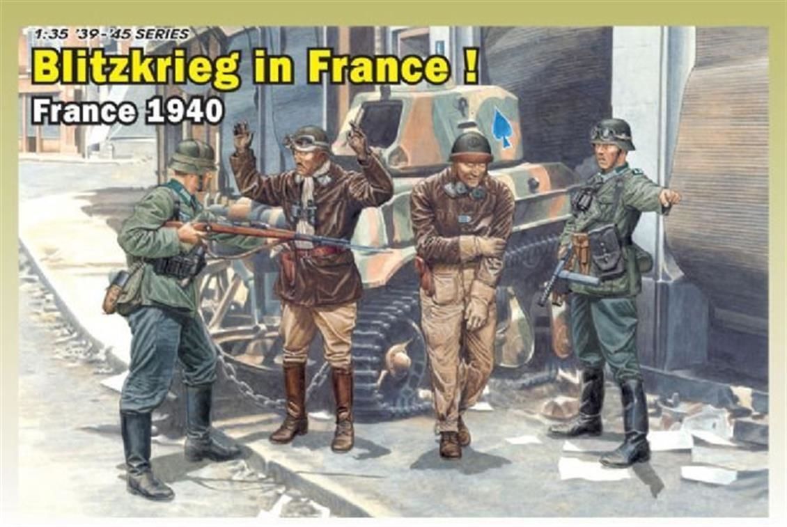 Dragon 6478 1/35 Ölçek Blitzkrieg (Fransa 1940) Asker Figürleri Plastik Model Kiti