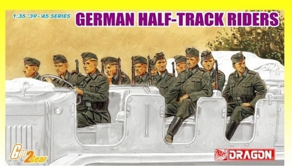 6671 1/35 GERMAN HALF-TRACK RİDERS