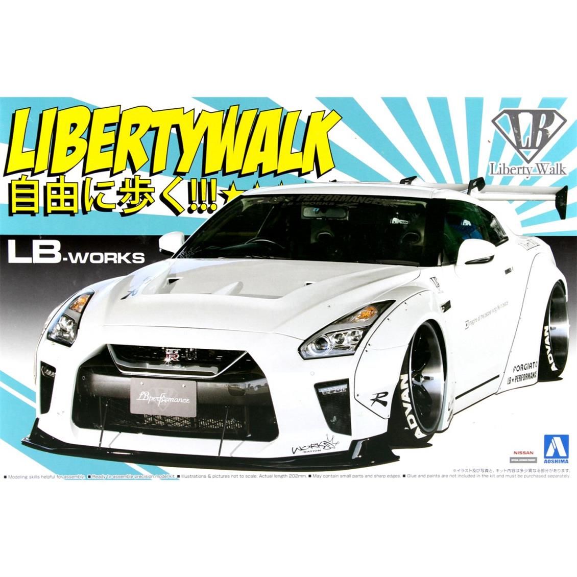 05590 1/24 LB WORKS R35 GT-R TYPE 1.5
