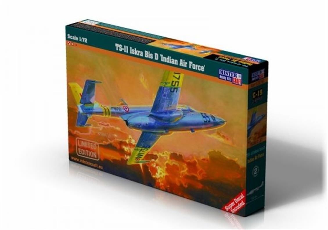 Mistercraft C019 1/72 TS-11 (İndian Air Force) Savaş Uçağı Demonte Plastik Maketi