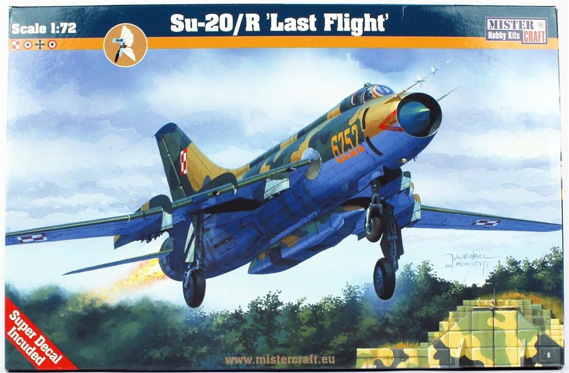 Mistercraft D013 1/72 Su-20R (Son Uçuş) Savaş Uçağı Demonte Plastik Maketi