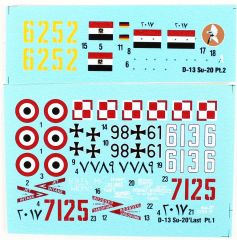 Mistercraft D013 1/72 Su-20R (Son Uçuş) Savaş Uçağı Demonte Plastik Maketi