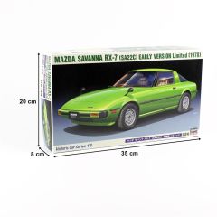Hasegawa HC43 21143 1/24 Ölçek Mazda Savanna RX-7 (SA22C) Limited Otomobil Plastik Model Kiti