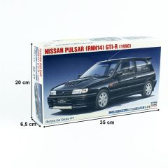 Hasegawa HC47 21147 1/24 Ölçek Nissan Pulsar (RNN14) GTI-R Otomobil Plastik Model Kiti