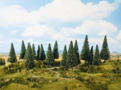 Noch 24640 Köknar Ağaçları, 8 Adet, 10-14 cm. Diorama Malzemesi