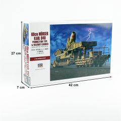 Hasegawa MT57 31157 1/72 Ölçek 60cm Mörser Karl 040 Production Type Demiryolu Zırhlısı Plastik Model Kiti