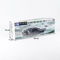 Hasegawa 220 49220 1/700 Ölçek Akagi Uçak Gemisi (Waterline Serisi) Plastik Model Kiti