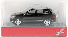 Herpa 038478-002 1/87 Ölçek VW Touareg, Siyah, Sergilemeye Hazır Model Araç