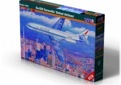 Mistercraft D027 1/144 Se-210 United Airlines Yolcu Uçağı Demonte Plastik Maketi