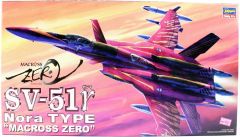 Hasegawa 16 65716 1/72 Ölçek SV-51 ? Nora Type (Macross Zero), Macross-Robotech TV Serisi, Bilim Kurgu Plastik Model Kiti