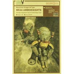 Hasegawa 64107 1/20 Ölçek MK44 Ammoknights Savaş Robotu Bilim Kurgu Plastik Model Kiti