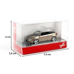 Herpa 034869-002 1/87 Ölçek VW Golf Cabrio, Altın, Sergilemeye Hazır Model Araç