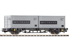 57747 1/87 FLAT CAR W CONTAİNER 2X20' DEUTRANS NS