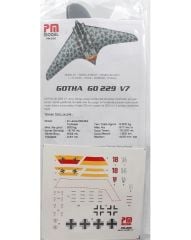 PM Model 220 1/72 Gotha GO-229 V7 Avcı-Bombardıman Uçağı Demonte Plastik Maketi