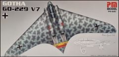 PM Model 220 1/72 Gotha GO-229 V7 Avcı-Bombardıman Uçağı Demonte Plastik Maketi