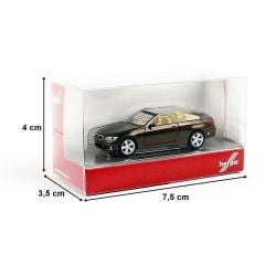 Herpa 033763-002 1/87 Ölçek BMW 3er Cabrio, Kahve, Sergilemeye Hazır Model Araç