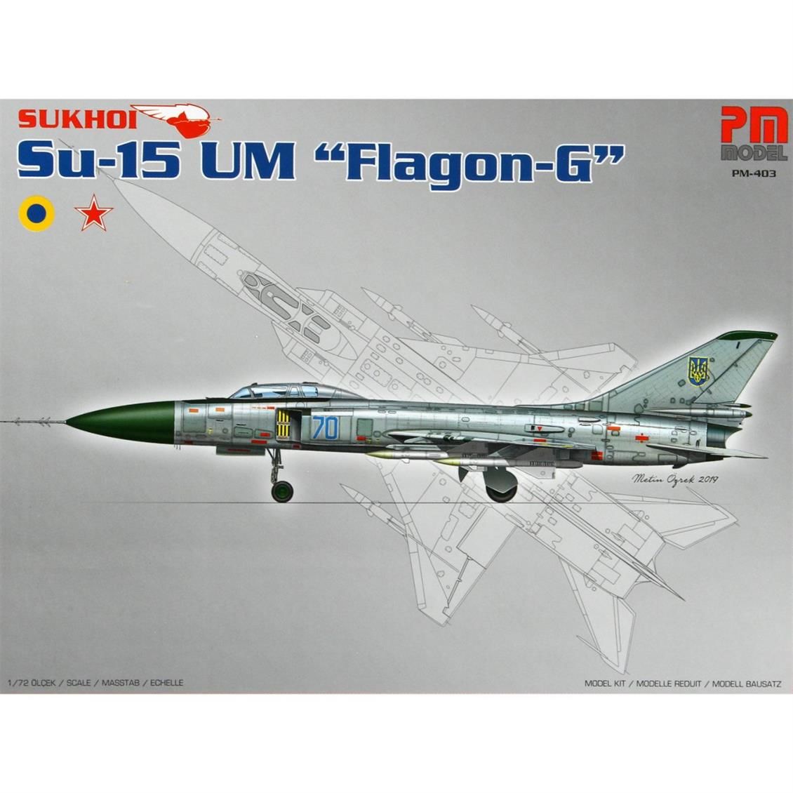 PM Model 403 1/72 SU-15 UM Önleme Uçağı Demonte Plastik Maketi