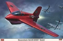 Hasegawa 08213 1/32 Ölçek  Messerschmitt ME163B Komet Ekdo 16 Savaş Uçağı Plastik Model Kiti