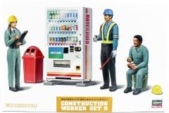 Hasegawa WM06 66006 1/35 Ölçek İnşaat İşçileri Set B, Plastik Model Kiti