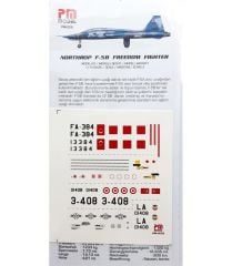 PM Model 229 1/72 Northrop F-5B Eğitim Uçağı Demonte Plastik Maketi