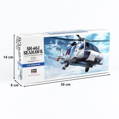 Hasegawa D13 01443 1/72 Ölçek SH-60J Seahawk Helikopter Plastik Model Kiti