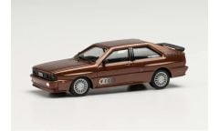 Herpa 033336-005 1/87 Ölçek Audi Quattro, Metalik Gümüş, Sergilemeye Hazır Model Araç