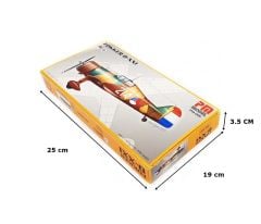 PM Model 201 1/72 Fokker D-XXI Avcı Uçağı Demonte Plastik Maketi