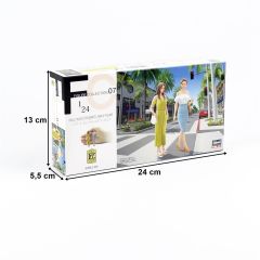 Hasegawa FC07 29107 1/24 Ölçek Hollywood Kızları Figürleri Plastik Model Kiti