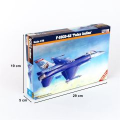Mistercraft D105 1/72 F-16C-42 (Tulsa Yerlileri) Savaş Uçağı Demonte Plastik Maketi