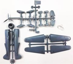 PM Model 209 1/72 Fokker D-XXI Avcı Uçağı Demonte Plastik Maketi