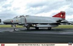 Hasegawa 9970 1/48 Ölçek British Phantom FGR Mk.2 NO.56 Squadron (Limited Edition) Savaş Uçağı Plastik Model Kiti