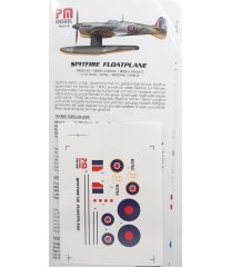 PM Model 216 1/72 Submarine Spitfire VB Floatplane Deniz Uçağı Maketi Demonte Plastik Maketi
