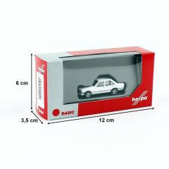 Herpa 29001 1/87 Ölçek Opel Rekord E, Beyaz, Sergilemeye Hazır Model Araç