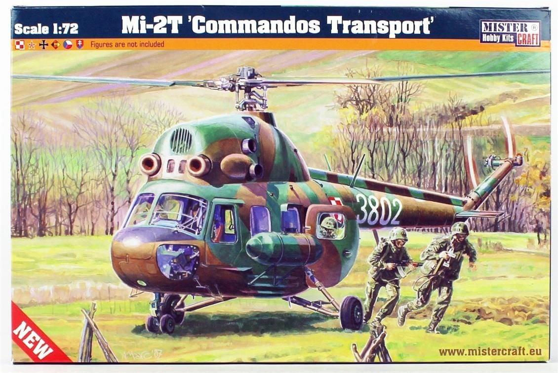 Mistercraft D152 1/72 Mi-2T (Komando) Helikopteri Demonte Plastik Maketi
