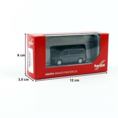 Herpa 028738-003 1/87 Ölçek VW T6 Multivan, Pure Gri, Sergilemeye Hazır Model Araç