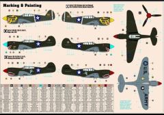 Mistercraft D202 1/72 P-40E (Aleut Kaplanı) Savaş Uçağı Demonte Plastik Maketi