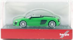 Herpa 028691-002 1/87 Ölçek Audi R8 V10 Spyder, Yeşil, Sergilemeye Hazır Model Araç