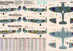 Mistercraft D203 1/72 Supermarine Spitfire Mk.Vb Savaş Uçağı Demonte Plastik Maketi